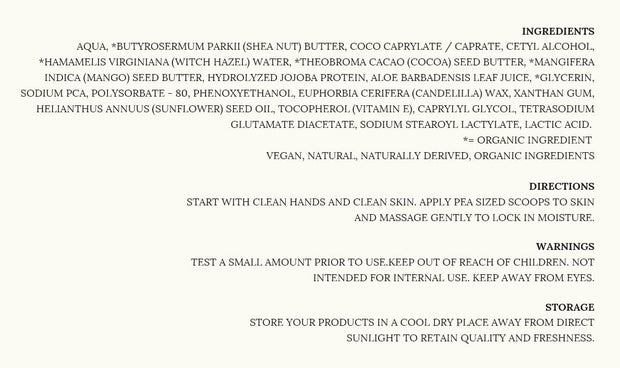 Skinful Body Cream Ingredients