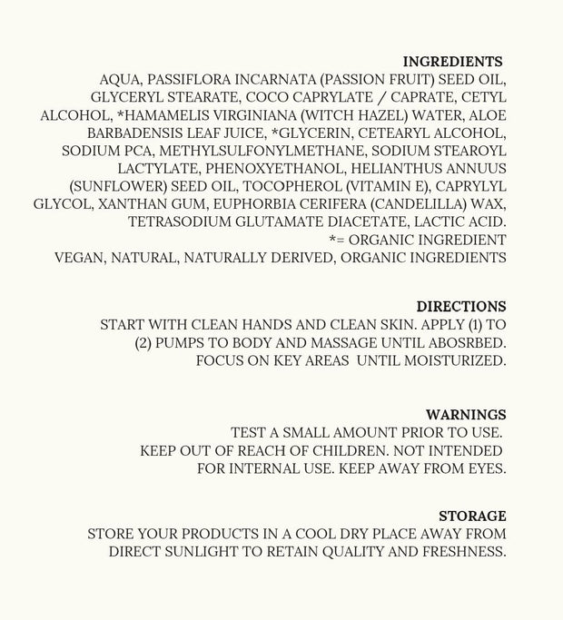 Skinful Body Lotion Ingredients